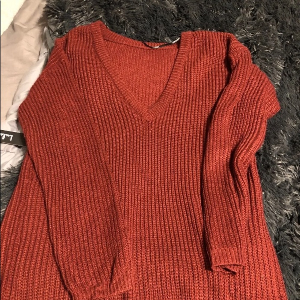 NWT LULUS Red Sweater